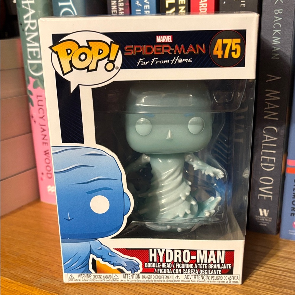 Funko Pop! Marvel Spider-Man Hydro-Man Figure in Light Blue